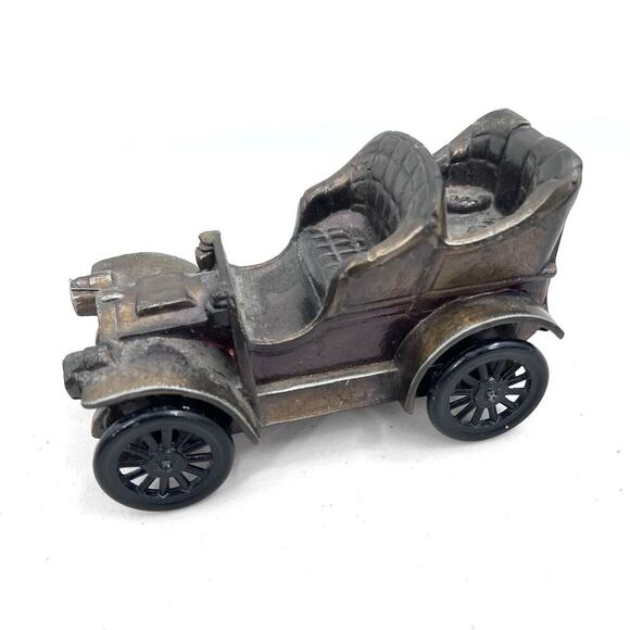 Lot Of 3 Vintage Banthrico Steam Train, Chevy, Oldsmobile Metal Coin Banks - Picture 7 of 13